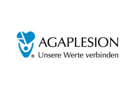 Logo AGAPLESION - Unsere Werte verbinden